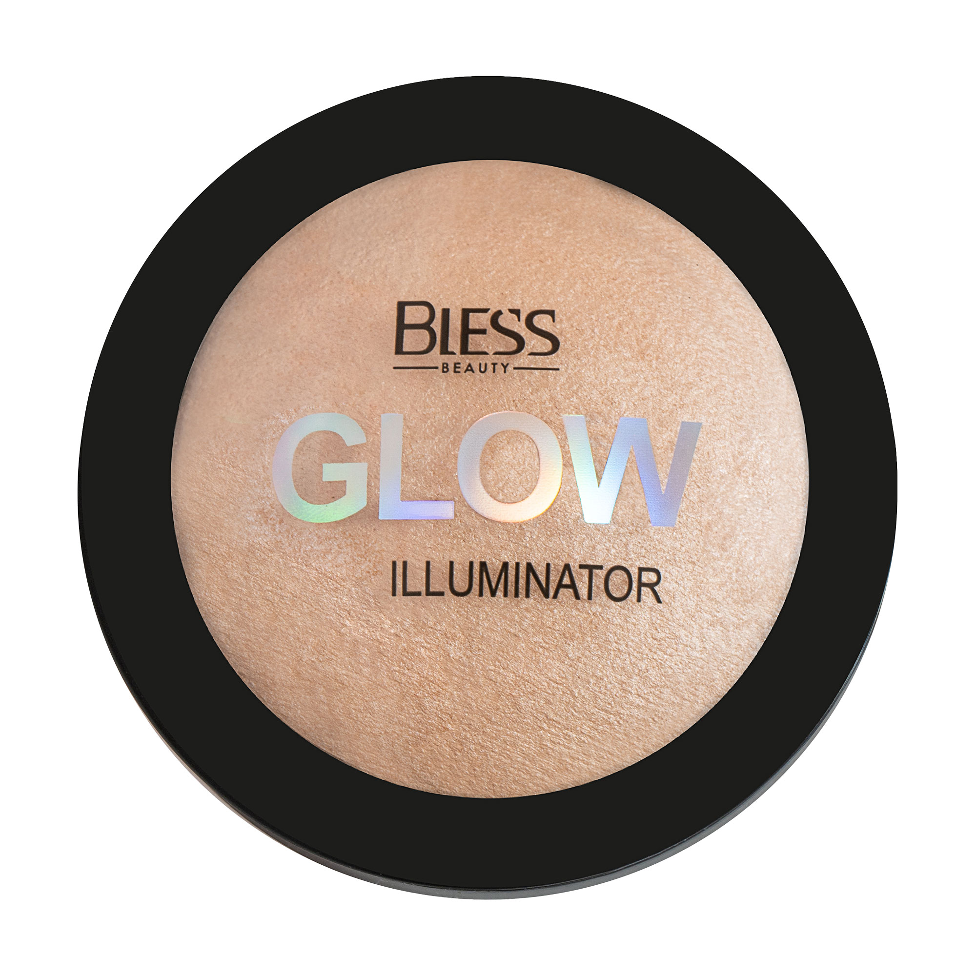 Запечений хайлайтер для обличчя Bless Beauty GLOW Illuminator 02 Light Shadow, 12 г